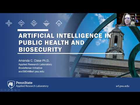 12/06/23 - Artificial Intelligence in Public Health and National Security