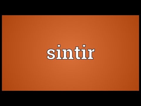 Sintir Meaning