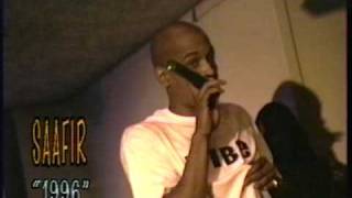 Uncle Jessie from Underground Ruff House film Saafir freestyling