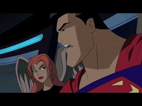 Justice League Unlimited: Cadmus and the League hold a meeting
