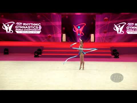 VOLOZHANINA Tatyana (BUL) - 2021 Rhythmic Worlds, Kitakyushu (JPN) - Qualifications Ribbon
