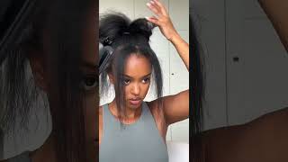 I love doing different hairstyles on my natural hair #oqhair #naturalhairstyles #naturalhair #afro