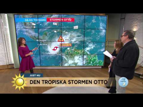 Tropisk cyklon slår till mot Centralamerika  - Nyhetsmorgon (TV4)