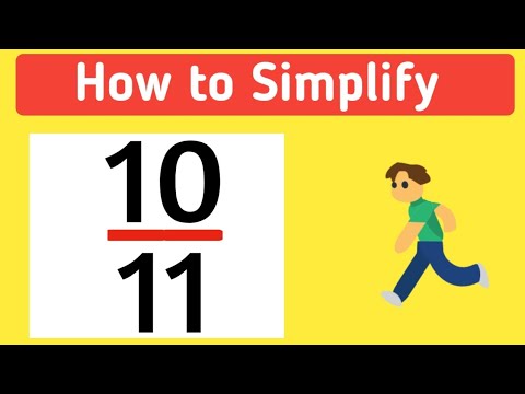 How to Simplify the Fraction 10/11 (10/11 Simplified)
