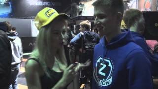 Polina meets a real man on the tournament @ ASUS FBotY