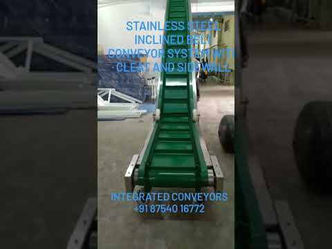 Stainless Steel Inclined Belt Conveyor