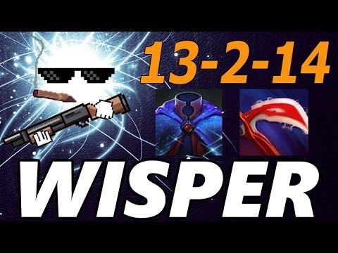 13 Io Kills as SUPPORT SAFELANE → Wisper Plays Wisp/iO (Ranked MMR) - Dota 2 Full Game