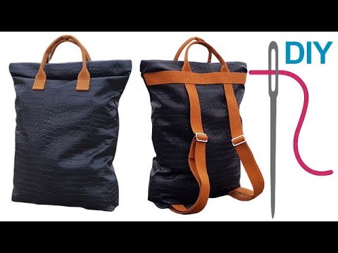 DIY Rucksack / Tasche nähen für Anfänger – DIY Rucksack Tasche "Edith"