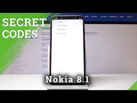 How to Use Secret Codes on Nokia 8.1 - Testing Menu / Hidden Features