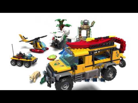 Vidéo LEGO City 60161 : Le site d'exploration de la jungle