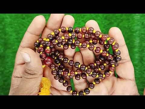 Red Sandal Mala - 8 mm video