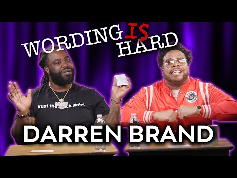 Darren Brand Vs Tahir Moore - WORDING IS HARD!