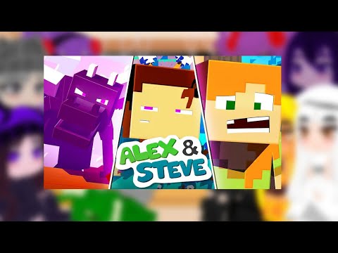 SHOCKING REACTION: Mob Talker meets Alex and Steve in Minecraft Animation