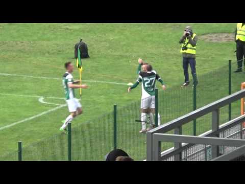 2016.10.15 Siarka - Belchatów 1:2 - gol R.Pisarczuka