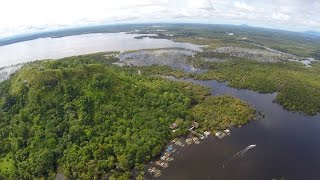 DISCOVER BORNEO - Aerial Shots Tekenang [DANAU SENTARUM NP]