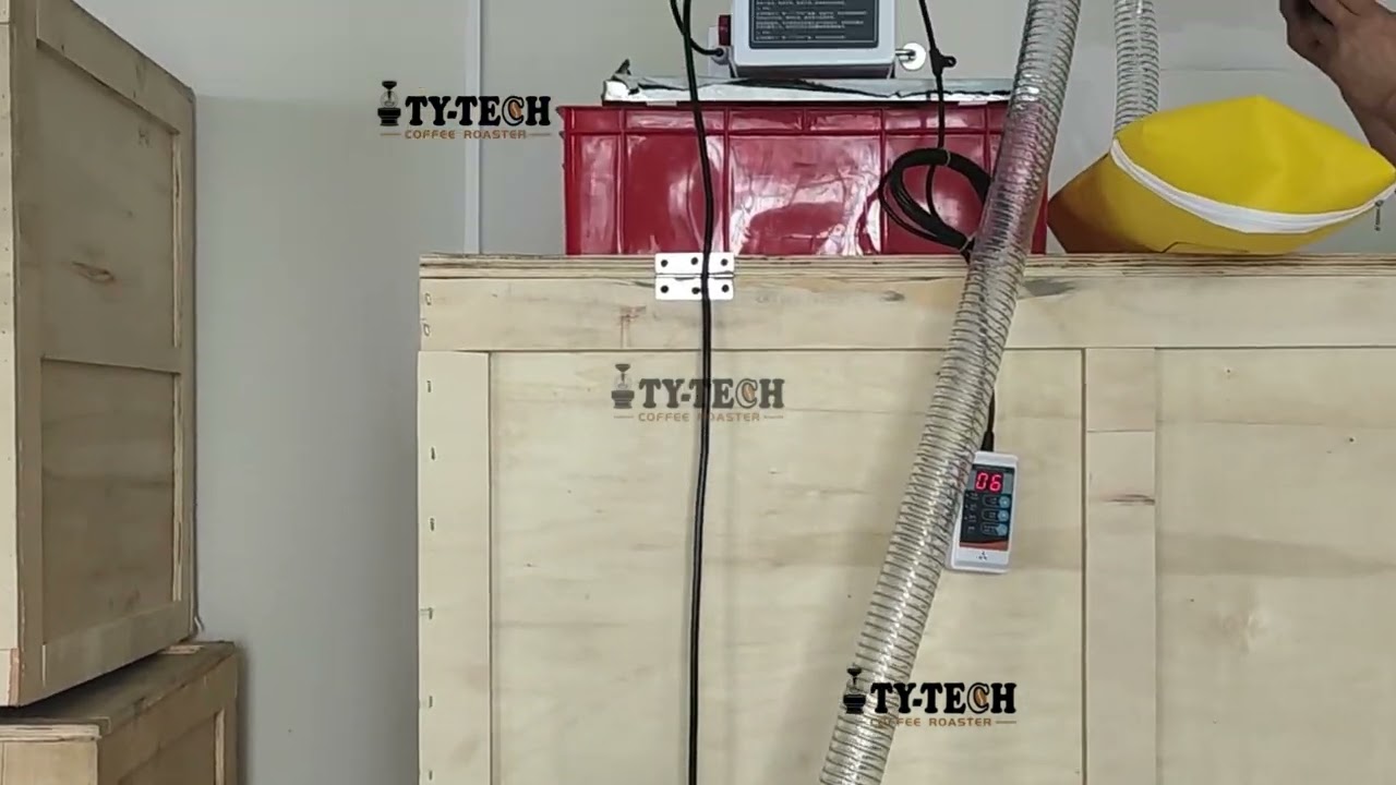 TY mini vacuum coffee loader with ground hopper- how to loading coffee beans automatically?