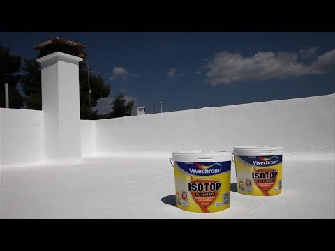 Μόνωση ταράτσας με ISOTOP PU HYBRID της Vivechrom για 25 χρόνια διάρκεια ζωής