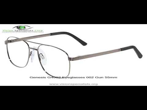 Genesis G4002 Eyeglasses 002 Gun 55mm