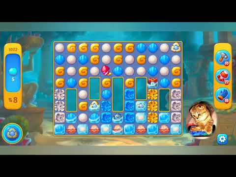 Fishdom 2022, no Boosters,  1022  level  -  прохождение без бустеров,  1022  уровень.