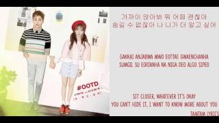 Call You Bae - Jimin AOA X Xiumin (EXO) Lyrics [Han,Rom,Eng]