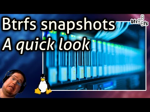 Btrfs snapshots