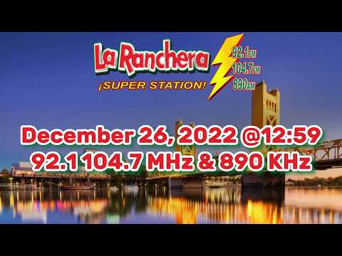 KVMX-FM/AM K284CM-FM La Ranchera 92.1 104.7 890 Legal ID (Sacramento, CA)
