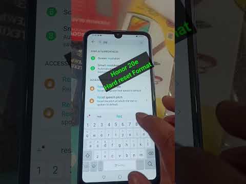 Honor 20e Hard Reset #mobiletipsandtricks #viral #shorts #video #technicalyogi