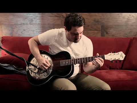 Recording King RR-41-VS Rattlesnake Small Body Resonator Guitar Vintage Sunburst image 11