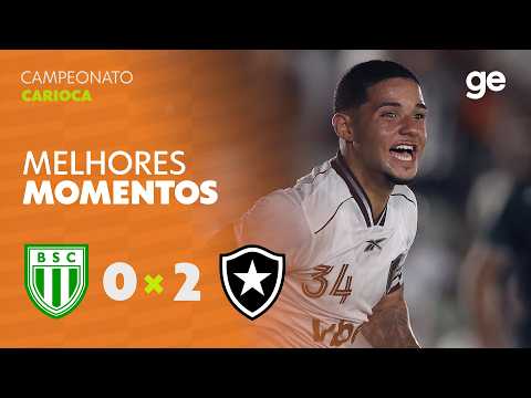 Gols e lances de Boavista x Botafogo