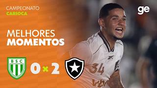 BOAVISTA 0 X 2 BOTAFOGO | MELHORES MOMENTOS | SEMIFINAL TAÇA RIO | sportv