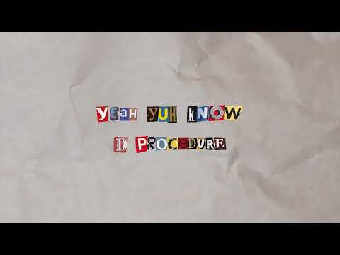 1k StayActive  - Procedure (Official Lyric Video)