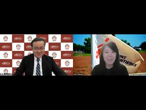 国境なき医師団日本新会長と札幌医大学長とのオンライン対談