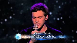 Phillip Phillips We&#39;ve Got Tonight - Top 3 - American Idol Season 11