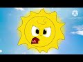Baby Sun Is Feeling Angry Animated Style From Teletubbies