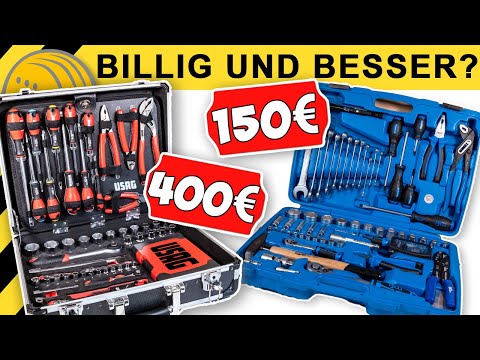 150€ WERKZEUG gegen 400€ PROFI KLASSE? WERKZEUGKOFFER TEST | WERKZEUG NEWS 213