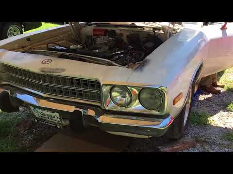 1973 Plymouth Roadrunner 340 First start