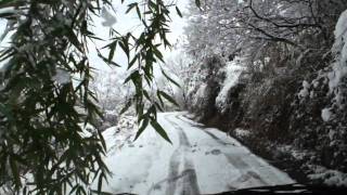preview picture of video '2011.2.15 雪道 Snow narrow road'
