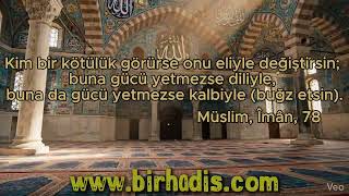 Kötülüğe Karşı Duruş | Anlamlı Hadis