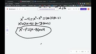 Factoring a Difference of Two Squares