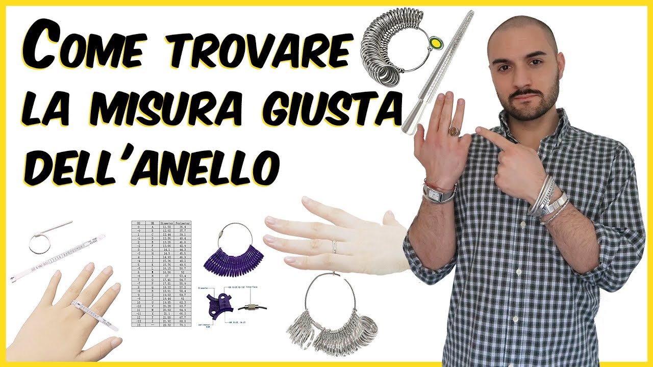 Watch Now Come trovare la MISURA giusta dell'ANELLO Come trovare la MISURA giusta dell'ANELLO