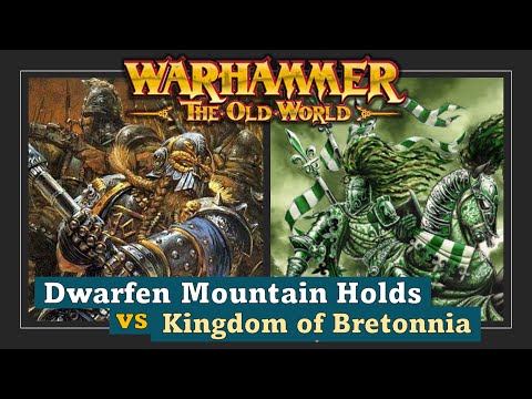Dwarfs vs Bretonnia | Warhammer The Old World | 2000pts Battle Report