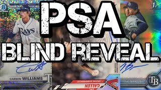 PSA RETURN!! BLIND REVEAL!! BIG PROSPECT CARDS || SPORTS CARD INVESTING