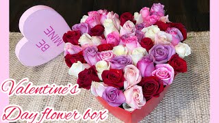 Huge Heart Shaped Floral Arrangement| DIY| Valentine’s Day Flowers
