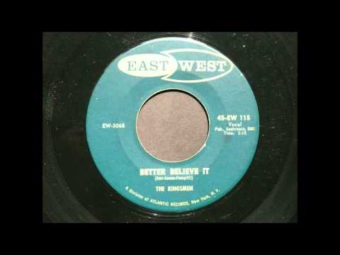 THE KINGSMEN [COMETS] - BETTER BELIEVE IT - [EAST-WEST 45EW-115] - 1958