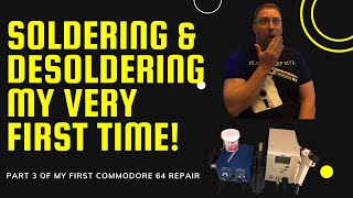 My First Desoldering Attempt: Will I Destroy This C64 or Finally Fix It?