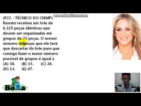 Questão da FCC com um "detalhe"