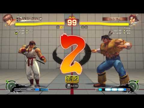 Teleq (T.Hawk) vs Leoncoeur (Guy) - SSF4 AE PC Ranked Replay
