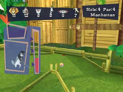 Madagascar PC Game Tiki Minigolf Game #7
