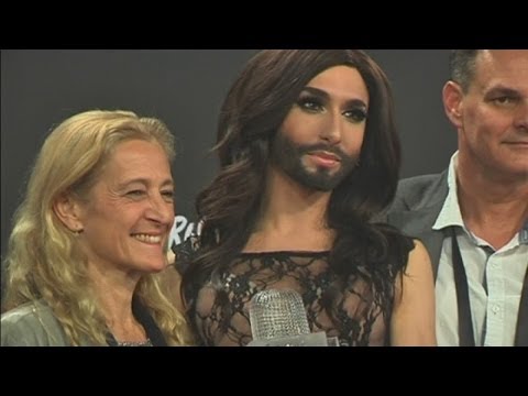 Austria's 'bearded lady' wins Eurovision: Conchita Wurst holds emotional press conference