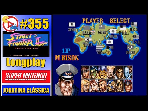 SNES Longplay Street Fighter II Turbo: Hyper Fighting - Level 8